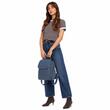 Rucsac piele Cael Blue Bayoux