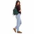 Rucsac piele Rhea Forest Green w