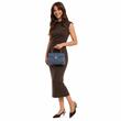 Geanta piele Meliora Blue Bayoux
