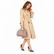 Geanta piele Erin Nude w