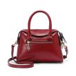 Geanta piele Ariel bordeaux
