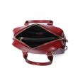 Geanta piele Ariel bordeaux