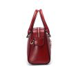 Geanta piele Ariel bordeaux