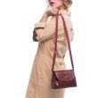 C'iel Ferry wine-red cross-body bag