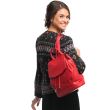 Rucsac piele Jollie rosu