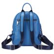 Rucsac piele Rhea albastru