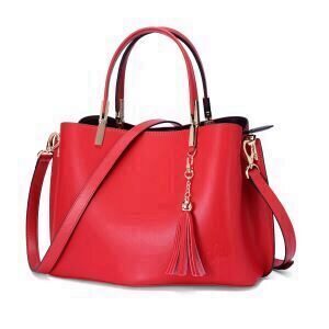 C'iel Eloi red tote bag