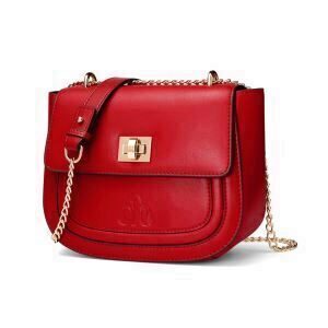 C'iel Lynn red cross-body bag