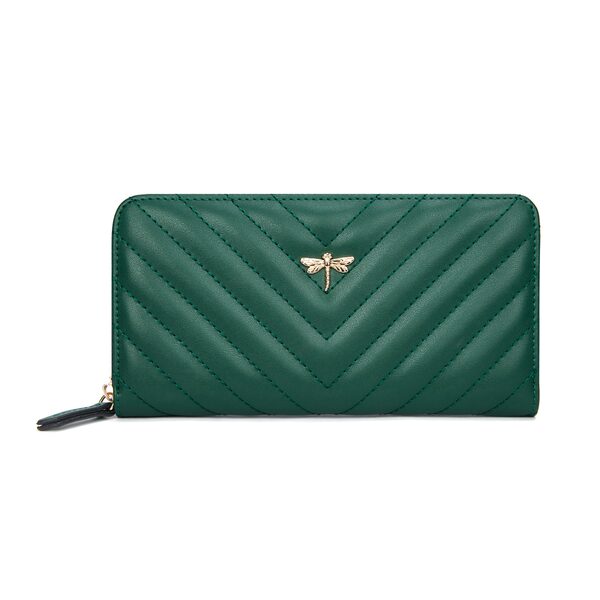 Portofel piele Tyler Forest Green