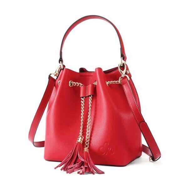 Geanta piele Amelie rosu