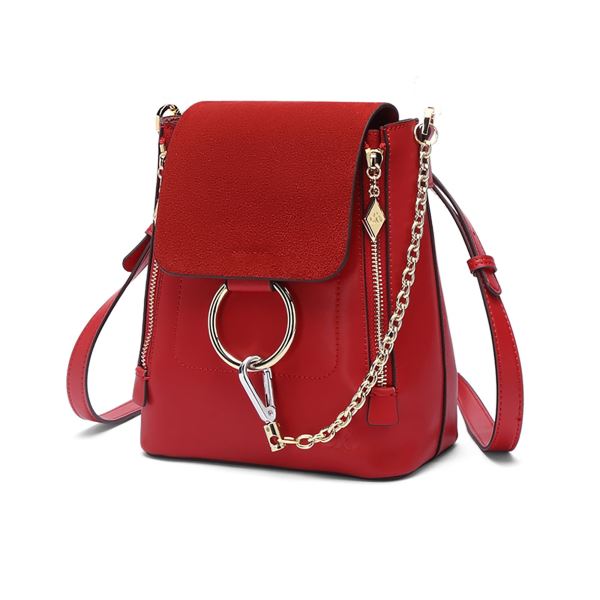 C'iel Sasha red convertible backpack