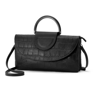 C'iel Eliane black clutch bag