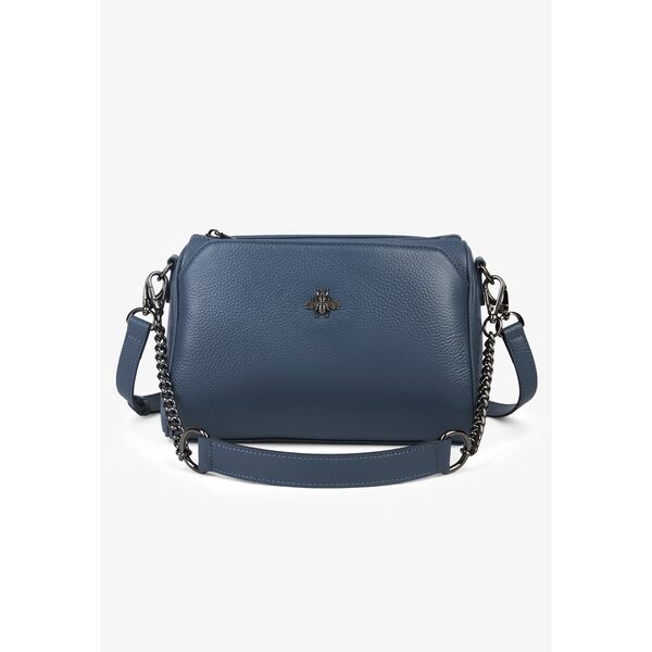 Geanta piele Caro Blue Bayoux