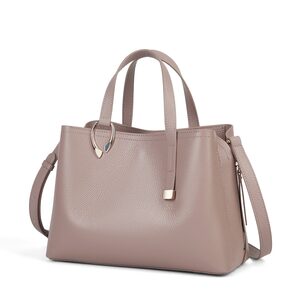 Geanta piele Erin Nude w