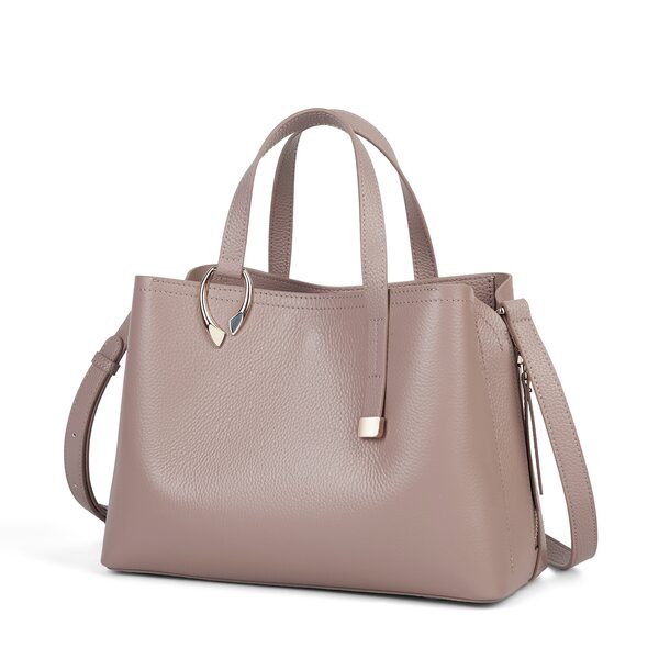Geanta piele Erin Nude w
