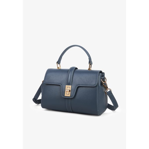 Geanta piele Meliora Blue Bayoux