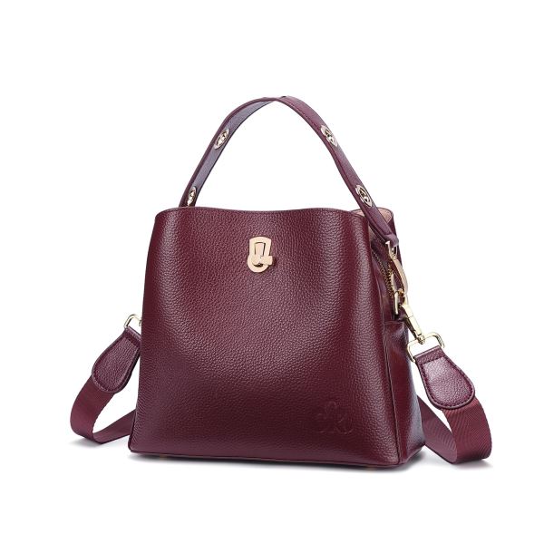C'iel Riley purple tote bag