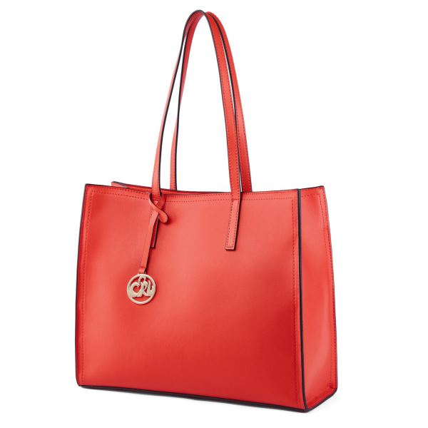 C'iel Casey coral tote bag
