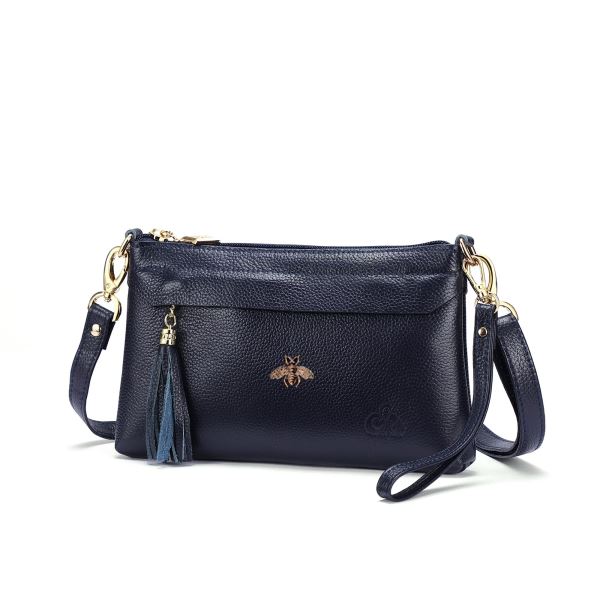 C'iel Elle blue clutch crossbody