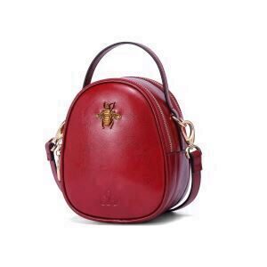 C'iel Adeille wine-red cross-body bag